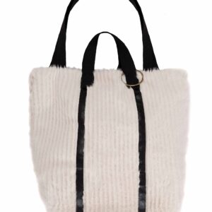 SHOPPER ECOPELLICCIA CON INSERTI