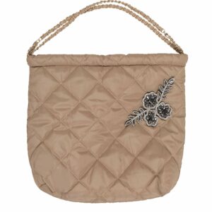 BORSA TRAPUNTATA CON TRACOLLA CATENA