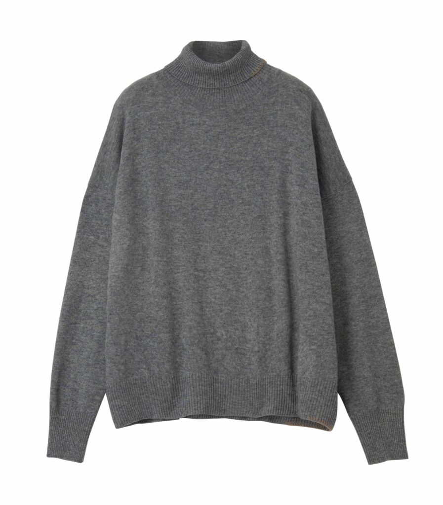 MAGLIA CASHMERE DOLCEVITA CON RICAMO