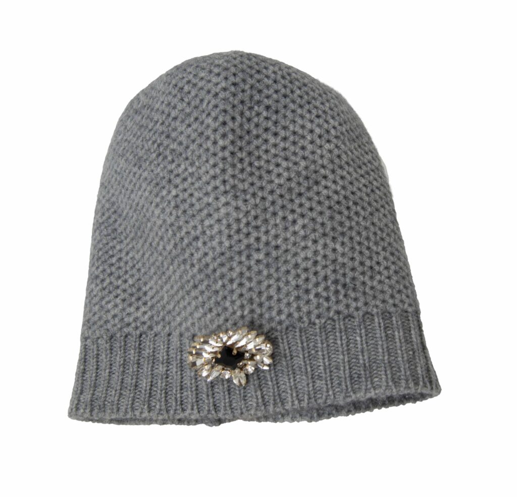 CAPPELLO CASHMERE CON ACCESSORIO