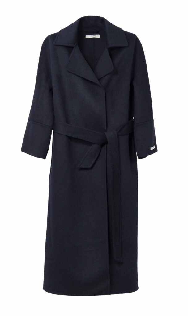 CAPPOTTO PANNO DOUBLE CON CINTURA