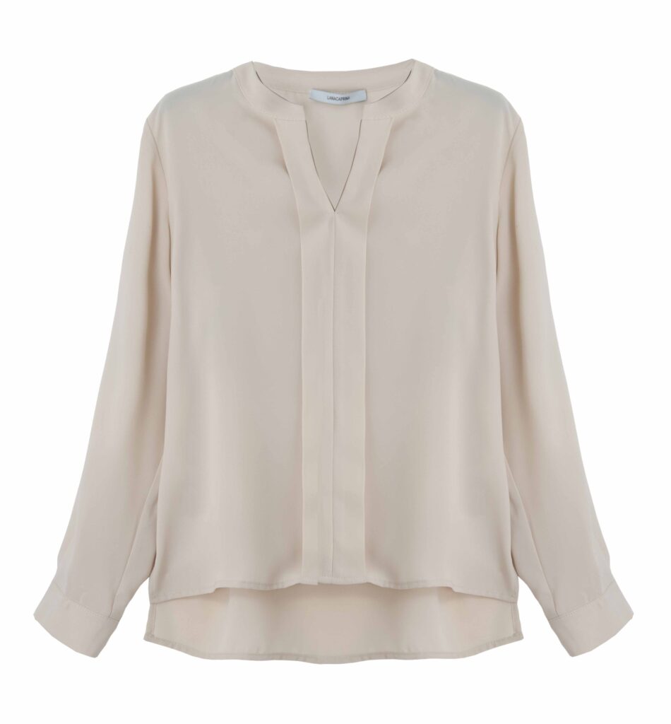 BLUSA CON PIEGA DAVANTI