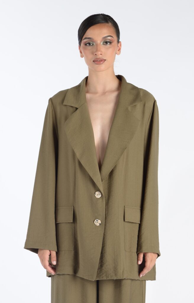 GIACCA CON TASCHE APPLICATE