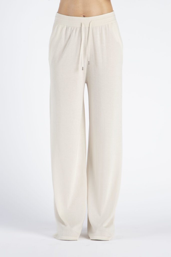 PANTALONE BAGGY SETA/CASHMERE